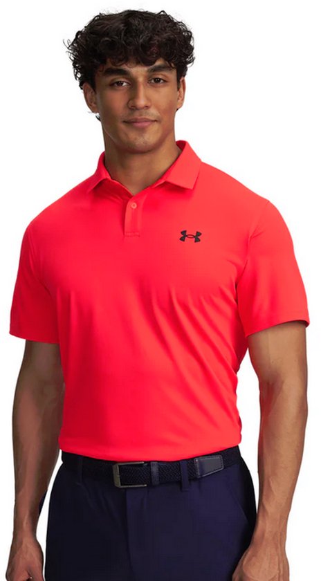 Under Armour T2G Printed-Polo Racer Rood