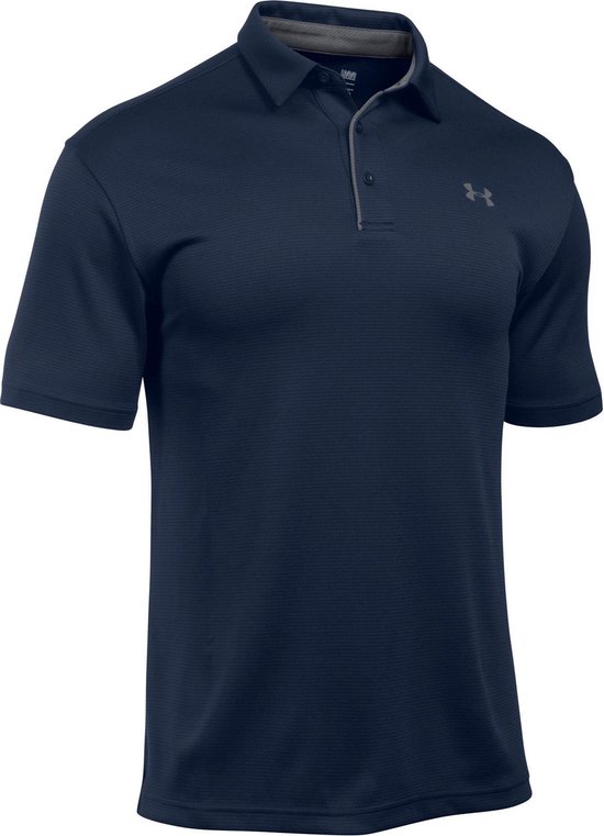 Under Armour Tech Polo Shirt Heren Sportpolo - Maat M  - Mannen - blauw
