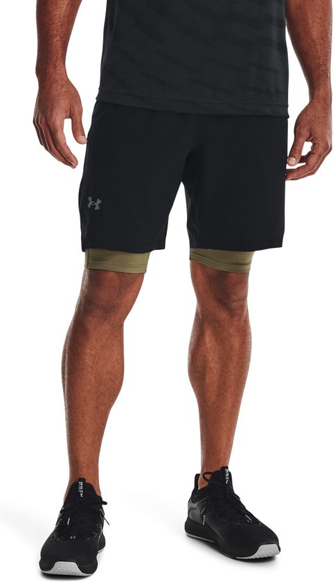 Under Armour Vanish Woven Shorts-Zwart / / Pitch Grey van Under Armour