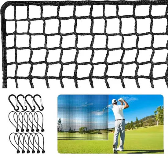 Unyqoos® Draagbaar en Verstelbaar Golfnet voor Binnen en Buiten Oefeningen van Merkloos