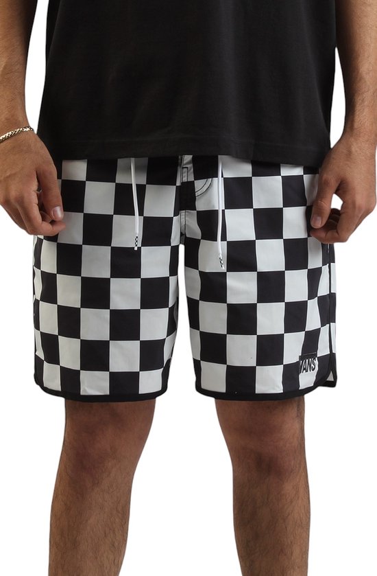 VANS - MTE Everride Scalloped AOP Boardshort - black/white - 34