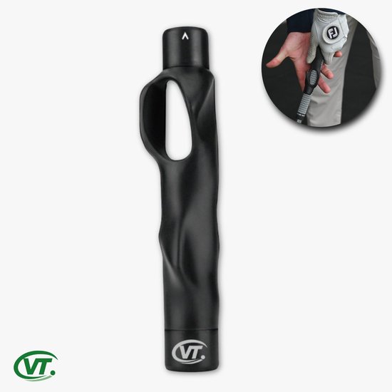 Vantimo Golf Grip trainer - Rechterhand - Golf Grip Training & Verbetering - Verbeter je Swing - Zwart van Vantimo