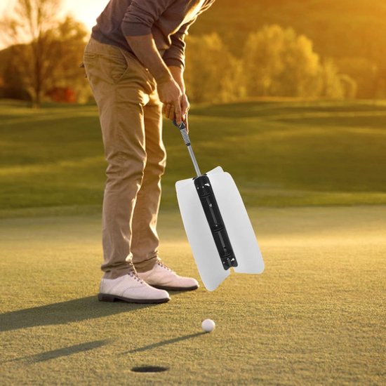 Ventilatortrainer - Swingtrainer Windtrainer - Golfslag Verbeteren - Antislip Handgreep - 77 cm Lengte - Wit