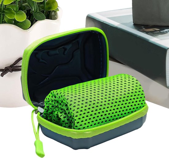 Verkoelende Handdoek - Sport Ice Towel - Sport en Outdoor - Sneldrogend Microvezel - 30x80 cm - Groen