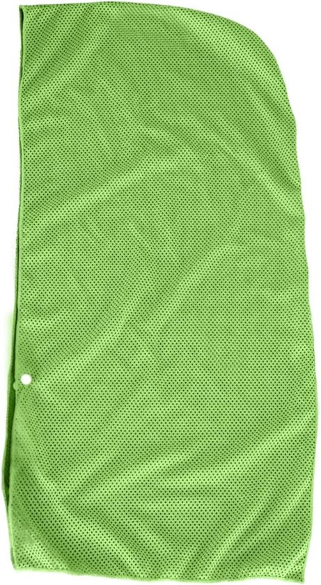 Verkoelende Hoodie Handdoek - Ice Towel - Warm Weer - Ademend en Zacht - 60x30cm - Groen