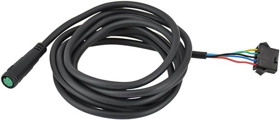 Verlengkabel voor E-bike snelheidsmeter, 5-pins waterdicht SM-kabel voor elektrische fiets - 170 cm, ideaal voor nauwkeurige metingen en eenvoudig te installeren