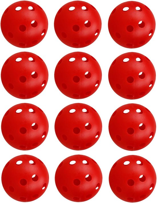 Verpakking van 20 stuks - 42 mm golfballen - oefenballen voor 26 holes indoor golf - PE plastic golfballen - speelgoedholeballen voor kinderen van Merkloos