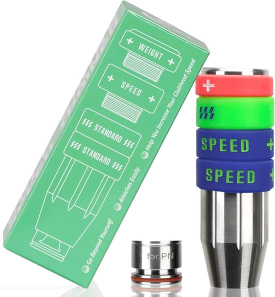 Verstelbare Golf Swing Speed Trainer met Drie Gewicht Opties