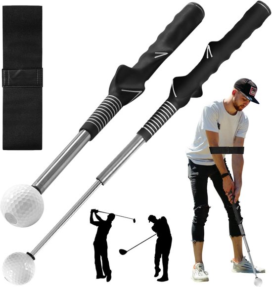 Verstelbare Golf Swing Trainer: Intrekbaar Hulpmiddel voor Perfecte Houding en Golfgrip