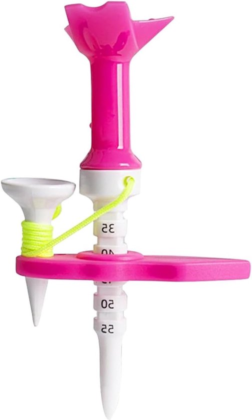 Verstelbare Golf Tee voor Buiten, 83mm Lang, Vermindert Wrijving en Zijdelingse Golfbeweging, Ideaal voor Golfmatten en Training