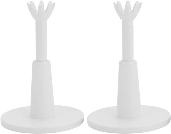 Verstelbare Hoogte Golf Tees - 2 Stuks voor Training en Sport, Ideaal voor Golfspelers, Wit