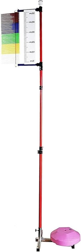 Verticale Springtester - Springmeetinstrument Sprongtrainer - Atletische Prestaties Verbeteren - Nauwkeurige Hoogtemetingen - 12-35 m - Zwart