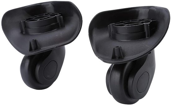 Vervangende kofferwielen - Universele PVC-wielen voor bagagekoffer - Set van 2 stuks van Merkloos