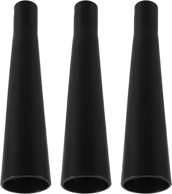 Vervangende Slagtopper - Honkbal Tee - Slagtraining Verbeteren - Universele Compatibiliteit - 3 Stuks - Zwart