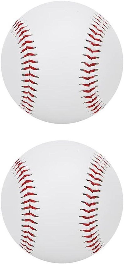 Verzwaarde Trainingsballen - Slagballen Honkbal - Slagoefeningen Verbeteren - Zachte Schuimvulling - 2 stuks - Wit