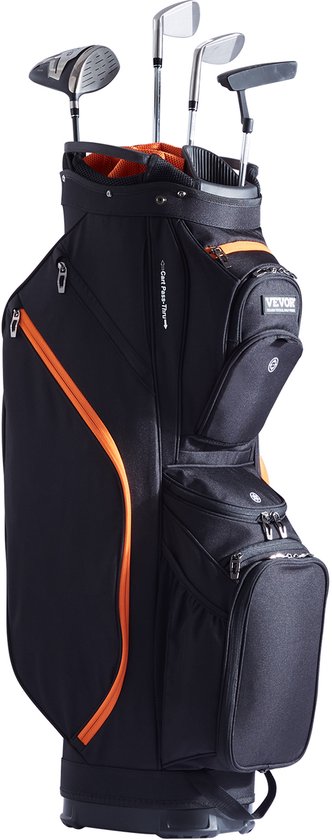VEVOR Golftas Cartbag Golftas 92cm 14-Weg Organizer Divider Top 13 Zakken van Merkloos