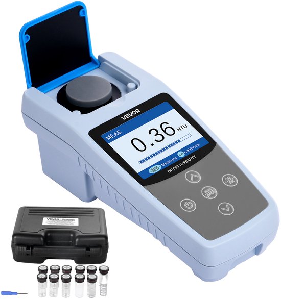 VEVOR Troebelheidsmeter 0-1000 NTU Bereik ISO 7027-conform van Merkloos
