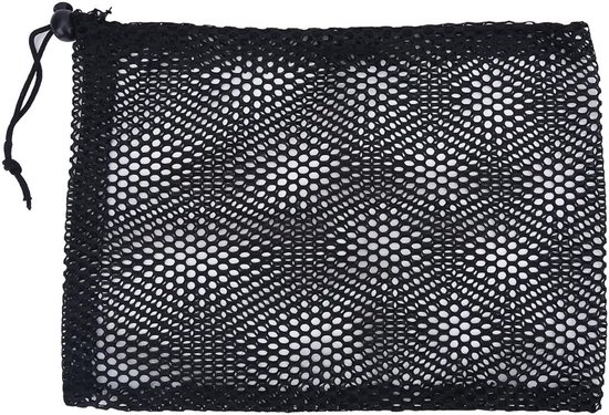VGEBY Golfballen tas nylon mesh tas golf tennis bal tas mesh stuff zak met slide (S/M/L) van Merkloos