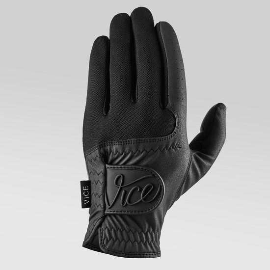 Vice Golf Duro Golfhandschoen – Linkerhand – Maat ML – Zwart – All-Weather Grip – Zeer Duurzaam van Merkloos