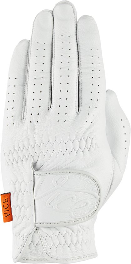 Vice Golf Pure Cadet Golfhandschoen – Linkerhand – Maat XL – Wit – Premium Lamsleer – Optimale Grip & Comfort