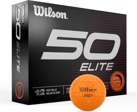 Vijftig Elite Golfballen - 12 Stuks voor Optimale Afstand en Voel