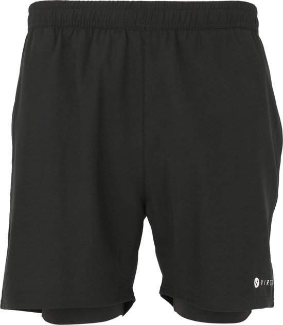 Virtus Zayne M 2-in-1 Shorts Black van Virtus