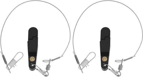 Vissen Downrigger Clip Staal Quick Release - Stalen Vislijn - Diepzee Vissen - Grote Vissen 2 stuks Downrigger Vissen Quick Release Clip met Stalen Vislijn B Vorm Pin Geschikt voor Diepzee Vissen Vissen voor Grote Vissen.