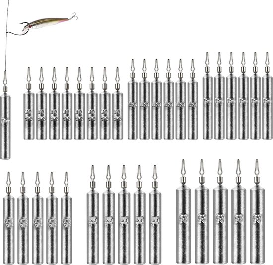 Vissen Drop Shot staaflood - gewichten drop shot - hengelaccessoireset voor de visser van Angling Pursuits
