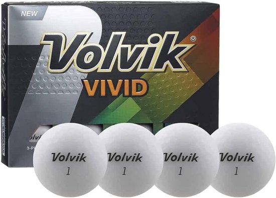Vivid Golfballen Super Wit - Verbeter je Golfspel met Kleur en Prestatie van Merkloos