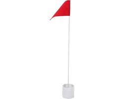 Vlaggenstok met Gatbeker - Golf Accessoire - Golf Oefenen - Moeiteloos Ophalen - 100 x 12 cm - Niet gespecificeerd