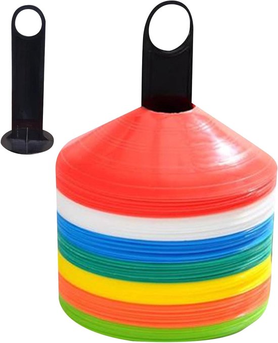 Voetbal Cone Houder - Marker Rack - Training Organiseren - Duurzaam PP Materiaal - 7.5 Inch - Enkele Kleur