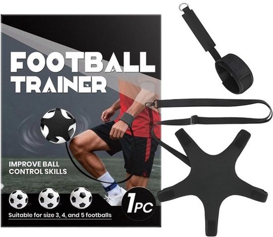 Voetbal Kick Trainer - Voetbal Trainingshulp - Voetbalvaardigheden Verbeteren - Verstelbare Armband - 148 cm Diameter - Uniek