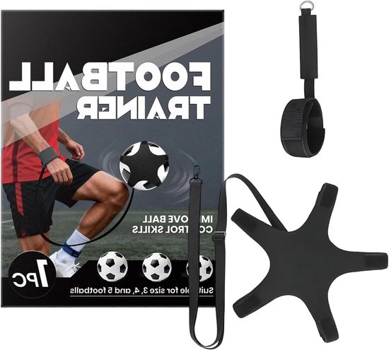 Voetbal Schoptrainer - Trainingshulp Voetbal - Trapvaardigheid Verbeteren - Verstelbare Tailleband - 15 x 11 x 9 cm - Niet gespecificeerd