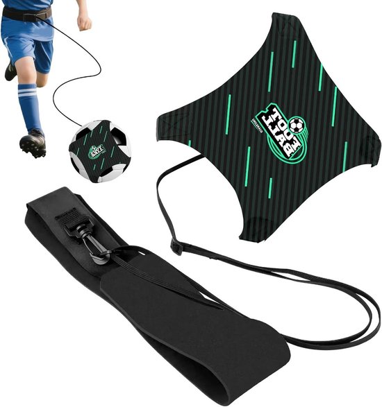 Voetbal Trainer - Kick Hulp - Balcontrole Oefenen - Automatische Terugkeer - 38 x 20 cm - Enkele Attribuut