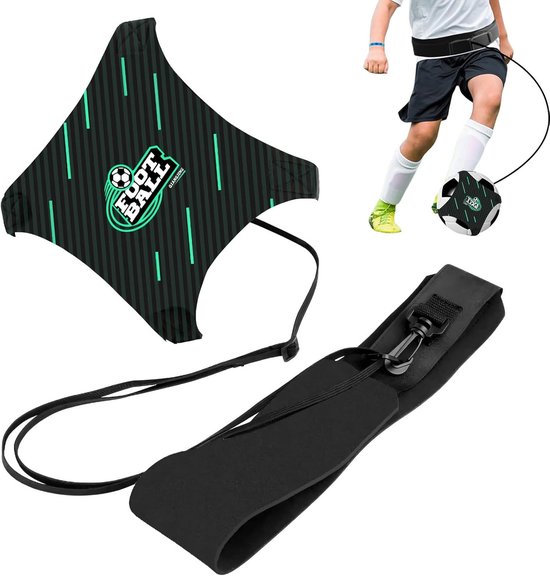 Voetbal Trainer - Solo Trainingshulp - Balcontrole Verbeteren - Handsfree Riem - 38x20x2cm