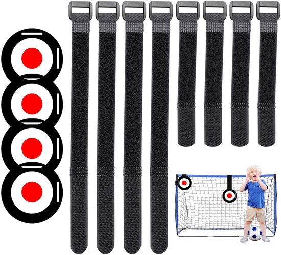 Voetbal Training Discs - Agility Markers - Sport Behendigheid Trainen - Verstelbare Banden - 4 Stuks - Meerkleurig