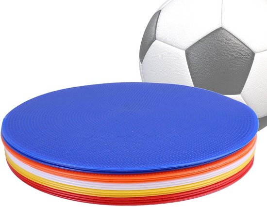 Voetbal Training Schijven - Markering Kegels - Sport Behendigheid - Anti-slip Ontwerp - 20 cm. - Vrolijke Kleuren