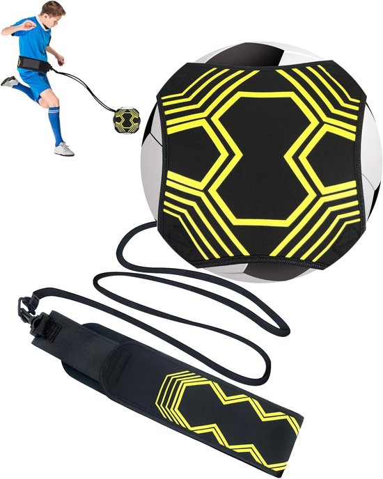 Voetbal Trainingsaccessoire: Handsfree Schiettrainer voor Solo Oefening van Merkloos