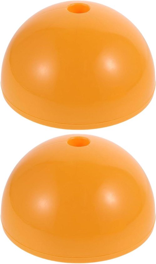 Voetbal Trainingsapparatuur - Oefenpalen Basis - Veld Markeren - Verbeterde Zichtbaarheid - 2 Stuks - Oranje
