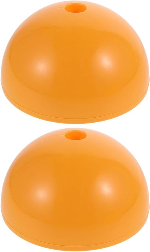 Voetbal Trainingsapparatuur - Voetbal Hulpmiddelen - Behendigheidstraining - Verbeterde Zichtbaarheid - 19.5 x 19.5 x 10 cm - Oranje