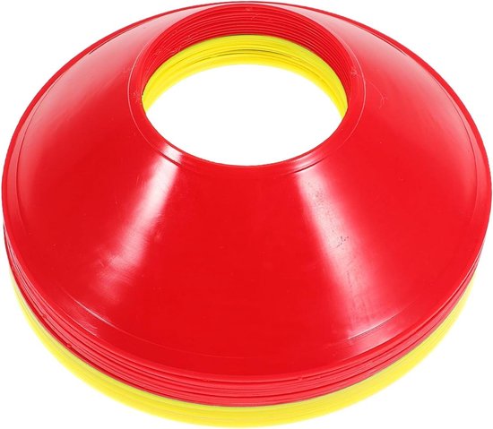 Voetbal Trainingscones - Mini Kegels - Agility Drills - Winddicht Ontwerp - 20 Stuks - Multicolor