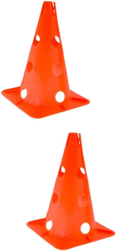 Voetbal Trainingskegels - Markeer Kegels - Sport Training - Veilig Ontwerp - 10 Stuks - Oranje