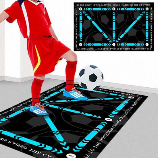 Voetbal Trainingsmat - Voetbalcontrole Mat - Balvaardigheid Verbeteren - Antislip Ontwerp - 50 x 80 cm - Groen