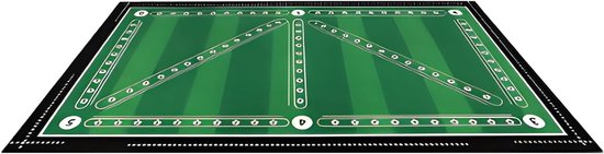 Voetbal Trainingsmat - Voetenwerk Pad - Voetbalvaardigheden Verbeteren - Genummerde Vlekken Ontwerp - 40 x 60 cm - Groen