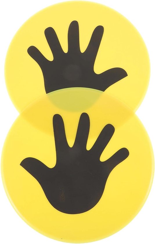 Voetbal Trainingsschijven - Markeer Schijven - Sport Training - Antislip Achterkant - 23x23cm - Meerdere Kleuren