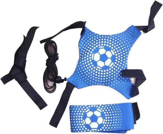 Voetbal Trainingsset - Balcontrole Trainer - Vaardigheden Verbeteren - Praktische Solo-training - 14 x 205 x 3 cm - Multicolor