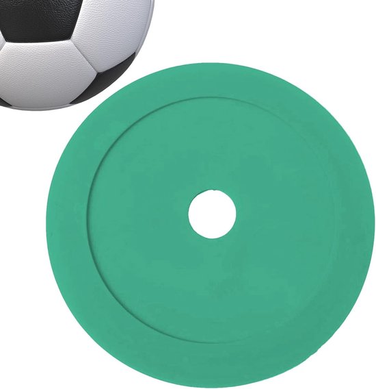 Voetbal Veldmarkeringen - Trainingsmateriaal Sport - Training Coaching - Zacht En Duurzaam - 15 Cm Diameter - Groen
