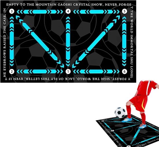 Voetbalmat - Voetbal Spullen - Tapijt - Antislip