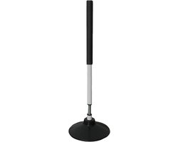 Voetbalsticks Training - Snelheidsstokken Oefenpalen - Sportvaardigheid Verbeteren - Dynamische Feedback Respons - 24 inch - Zwart