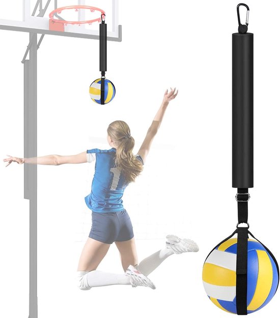 Volleybal Spike Trainer - Single Service Trainer - Volleybal Offense Trainer - Volleybal Trainingshulpmiddel - Verbeter de service, sprong, armzwaaitechniek en spikekracht